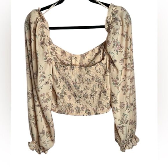 ASTR Pink Multi Floral Coset front Top Size XL NWOT - Picture 6 of 7